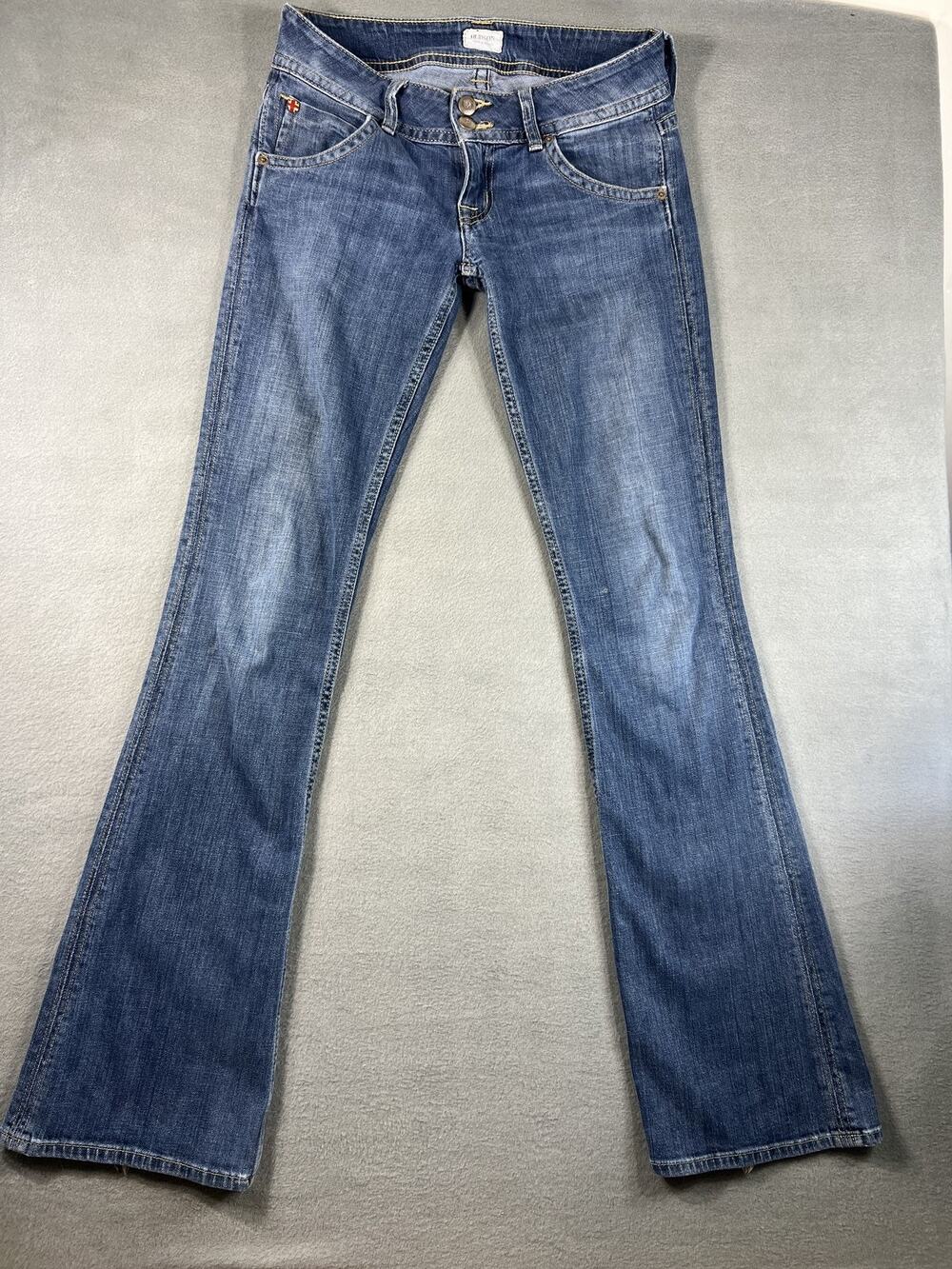 Hudson Flare Jeans Size 26 W170DCC Blue Low Rise 32" Inseam Women's Denim